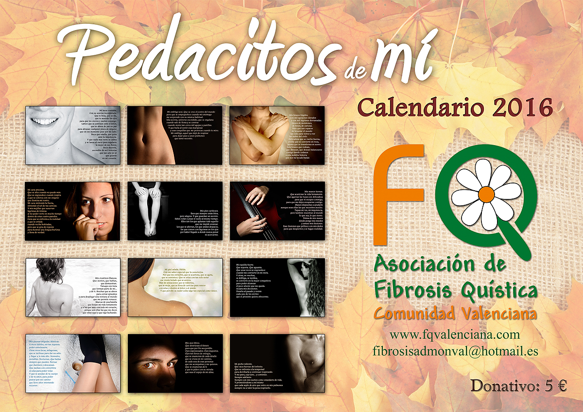 Pedacitos de mí. Calendario 2016